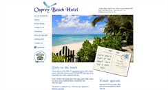 Desktop Screenshot of ospreybeachhotel.com
